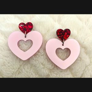 Statement Heart Earrings